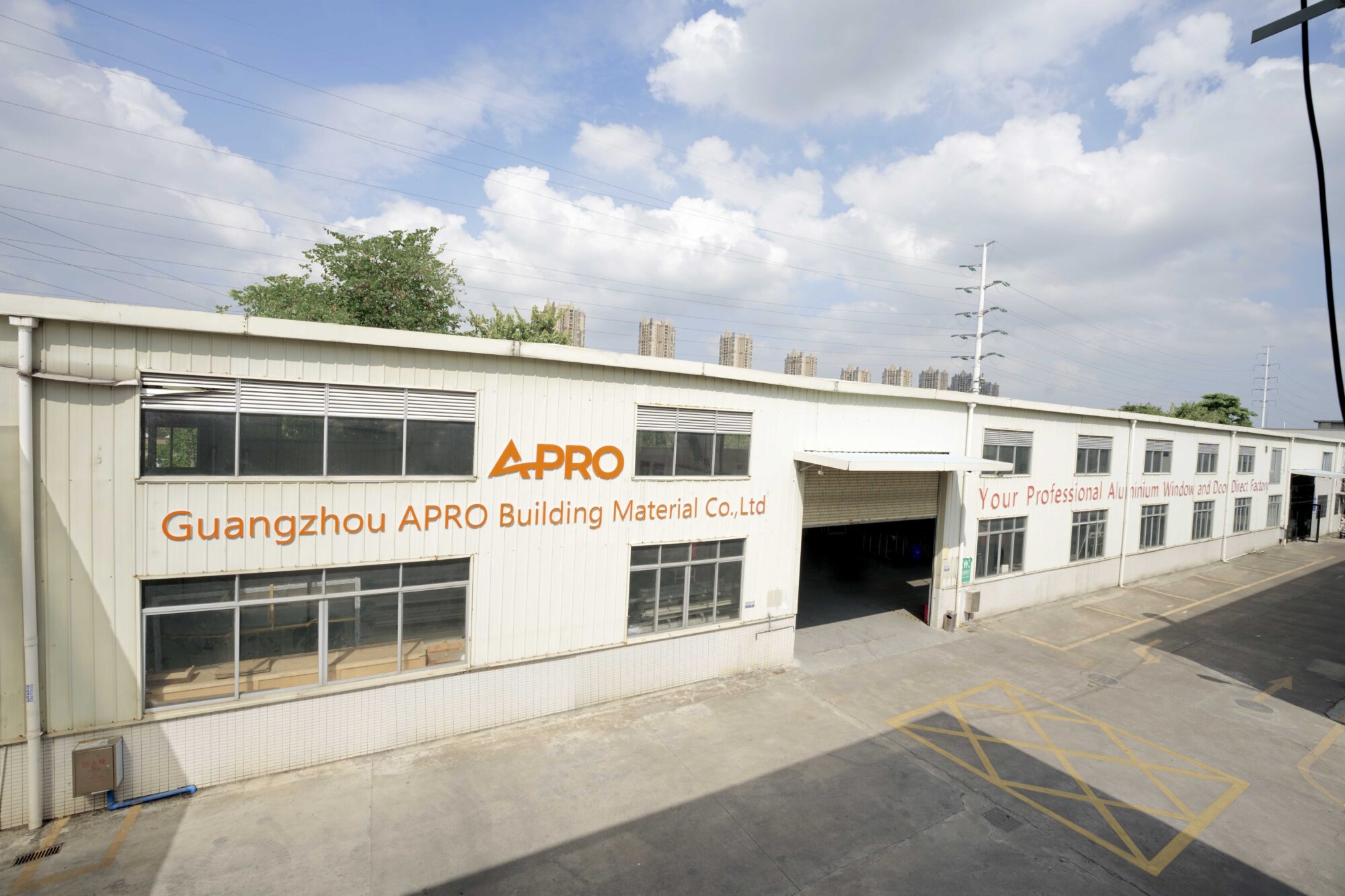 aluminum door and window factory