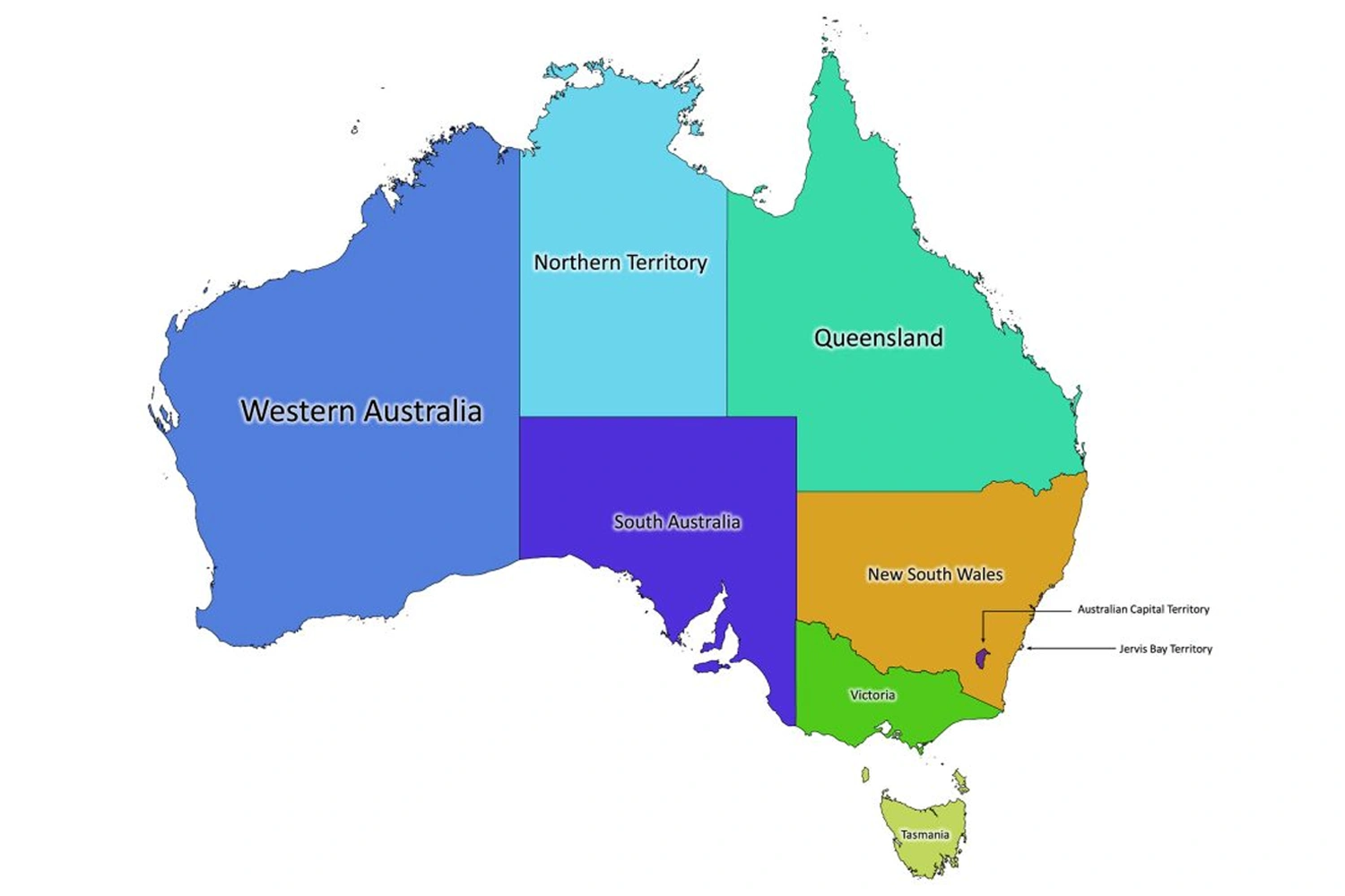 Map of Australia