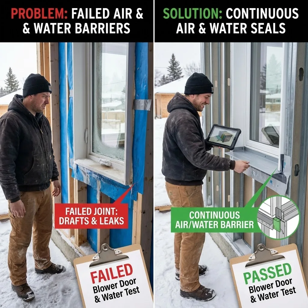 Canadian window and door air tightness & water tightness testing