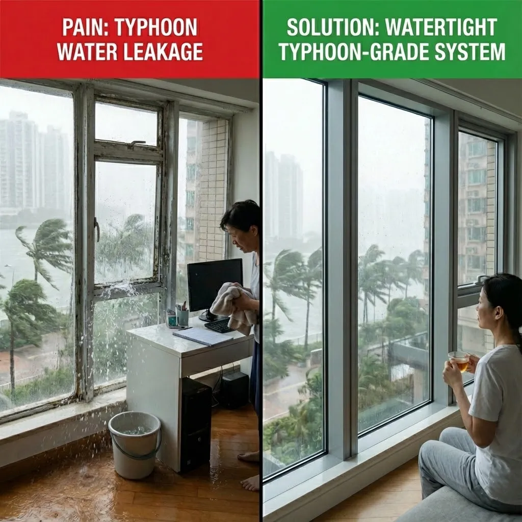 Curtain wall waterproof performance