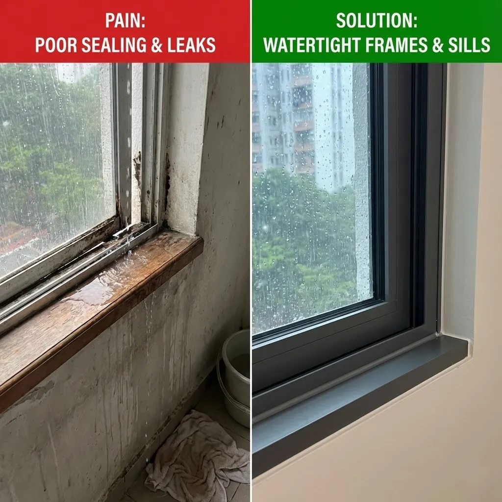 Waterproof performance of doors and windows guaranteed